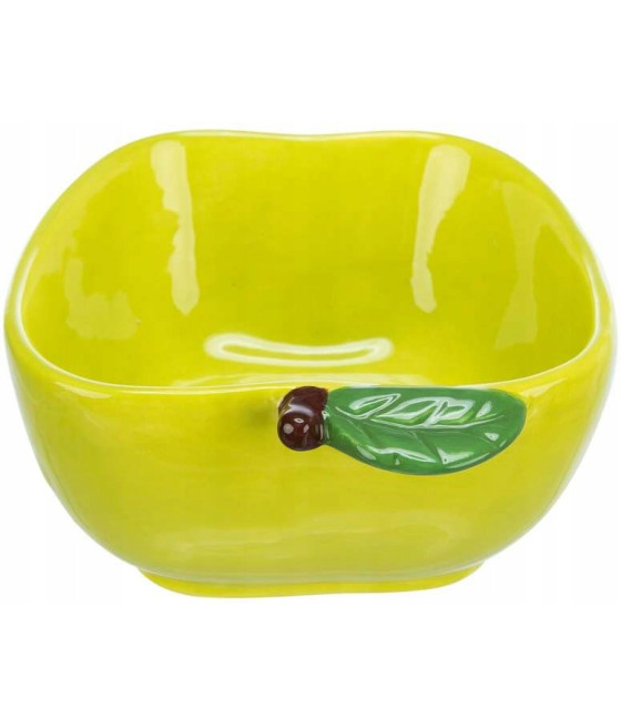TRIXIE Ceramiczna Miska dla gryzoni w kształcie jabłka 180 ml