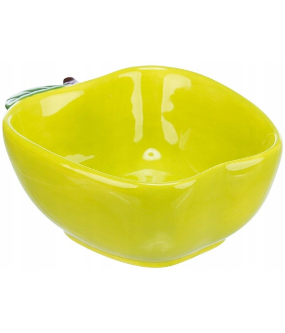 TRIXIE Ceramiczna Miska dla gryzoni w kształcie jabłka 180 ml
