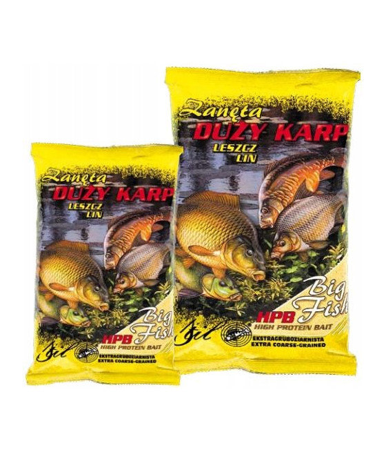 ZANETA STIL HPB DUŻY KARP LESZCZ LIN 1kg OPAKOWANIE ŻÓŁTE FRAKCJA GRUBA