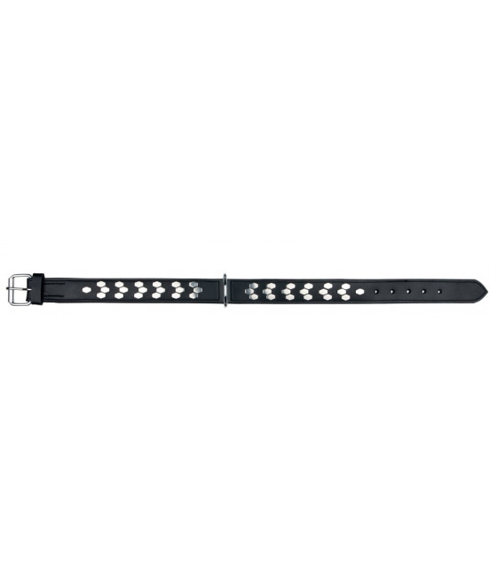 Active obroża skórzana 55-65cm/40mm czarna