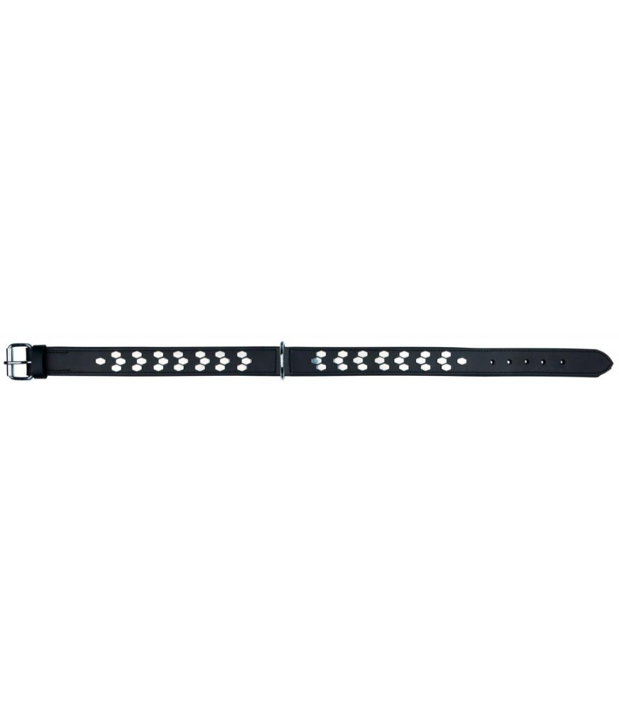 Active obroża skórzana 55-65cm/40mm czarna