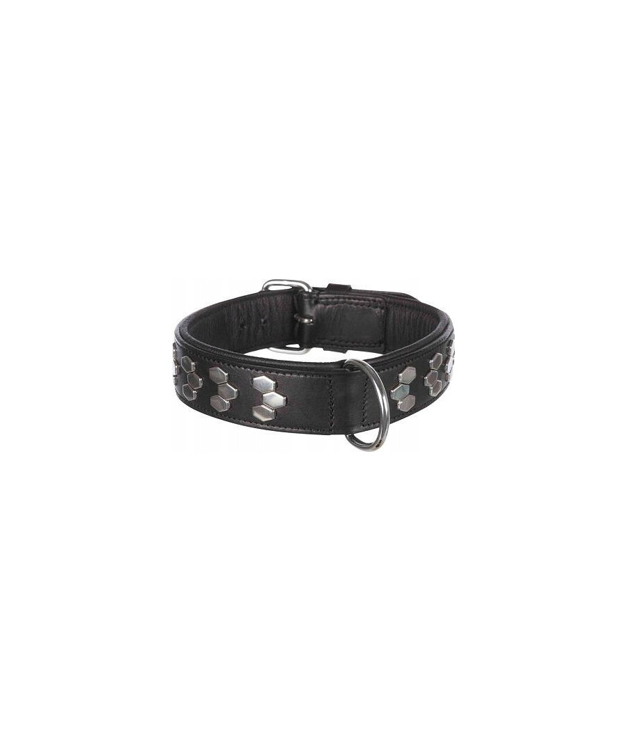 Active obroża skórzana 55-65cm/40mm czarna