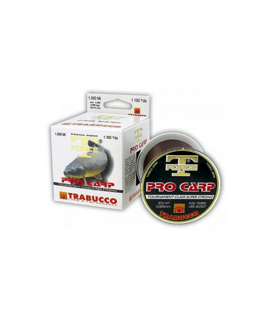 ŻYŁKA TRABUCCO T-FORCE PROCARP 0,286mm 1000m ŻYŁKA TRABUCCO T-FORCE PROCARP 0,286mm 1000m