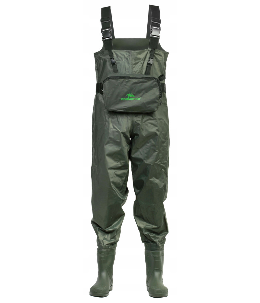 Spodniobuty Wathose Nylon/PVC Gr.46 CORMORAN
