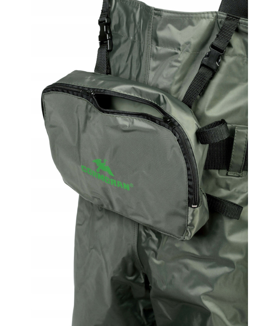 Spodniobuty Wathose Nylon/PVC Gr.46 CORMORAN
