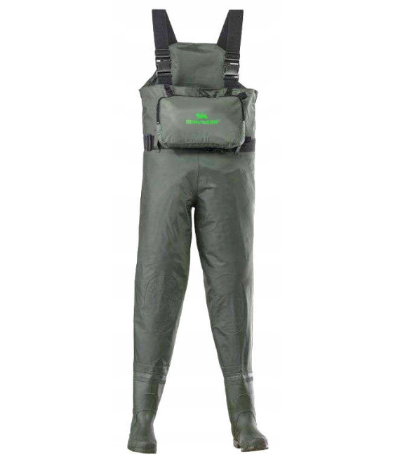 Spodniobuty Wathose Nylon/PVC Gr.46 CORMORAN