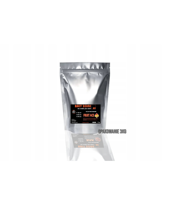 Bait-Zone kulki zanętowe Fruit Ace - 20mm/3kg