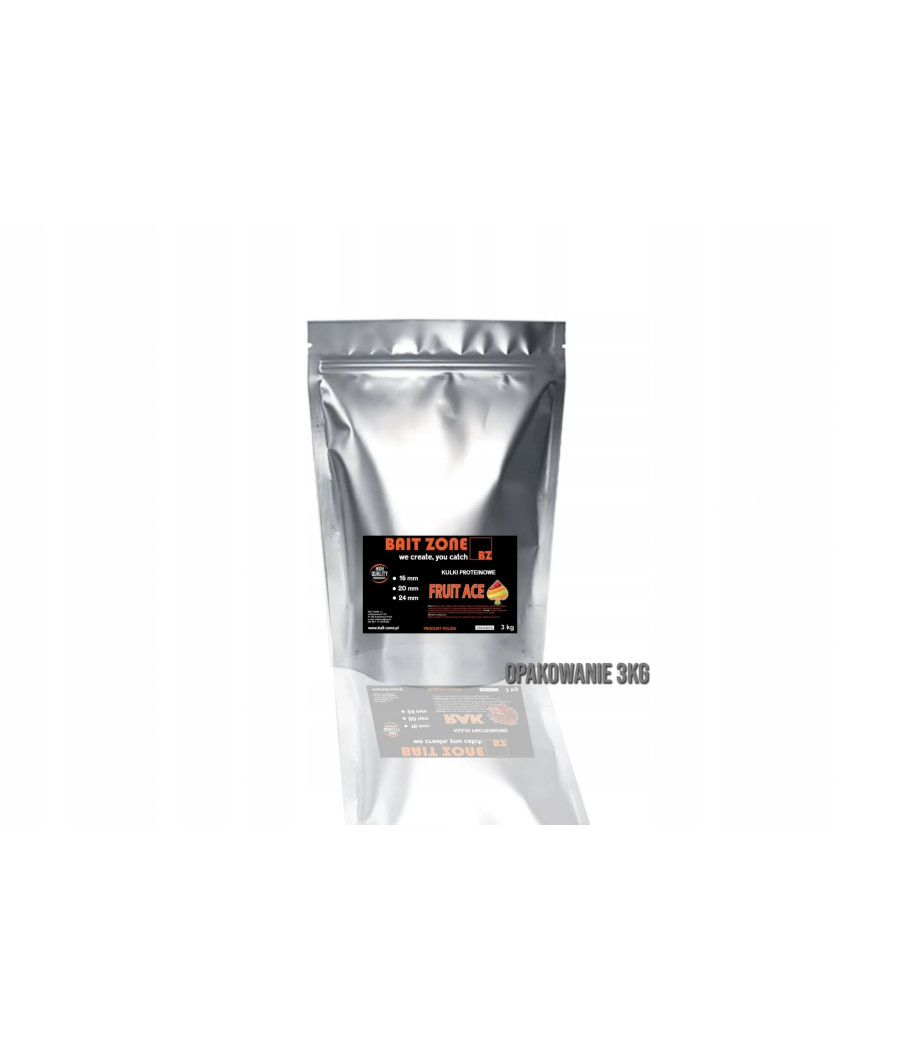 Bait-Zone kulki zanętowe Fruit Ace - 20mm/3kg Bait-Zone kulki zanętowe Fruit Ace - 20mm/3kg