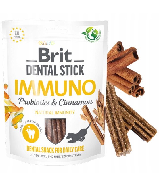 Brit Dental Stick Immuno Probiotics przysmak 251g