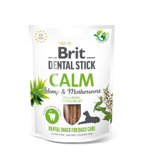 Brit Dental Stick Calm Hemp przysmak dla psa 251g