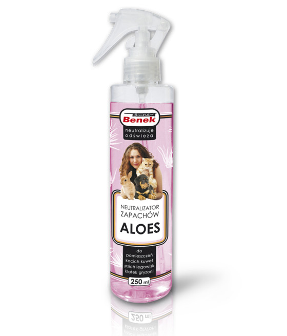 Neutralizator zapachów do kuwety Spray Aloes 250ml Super Benek