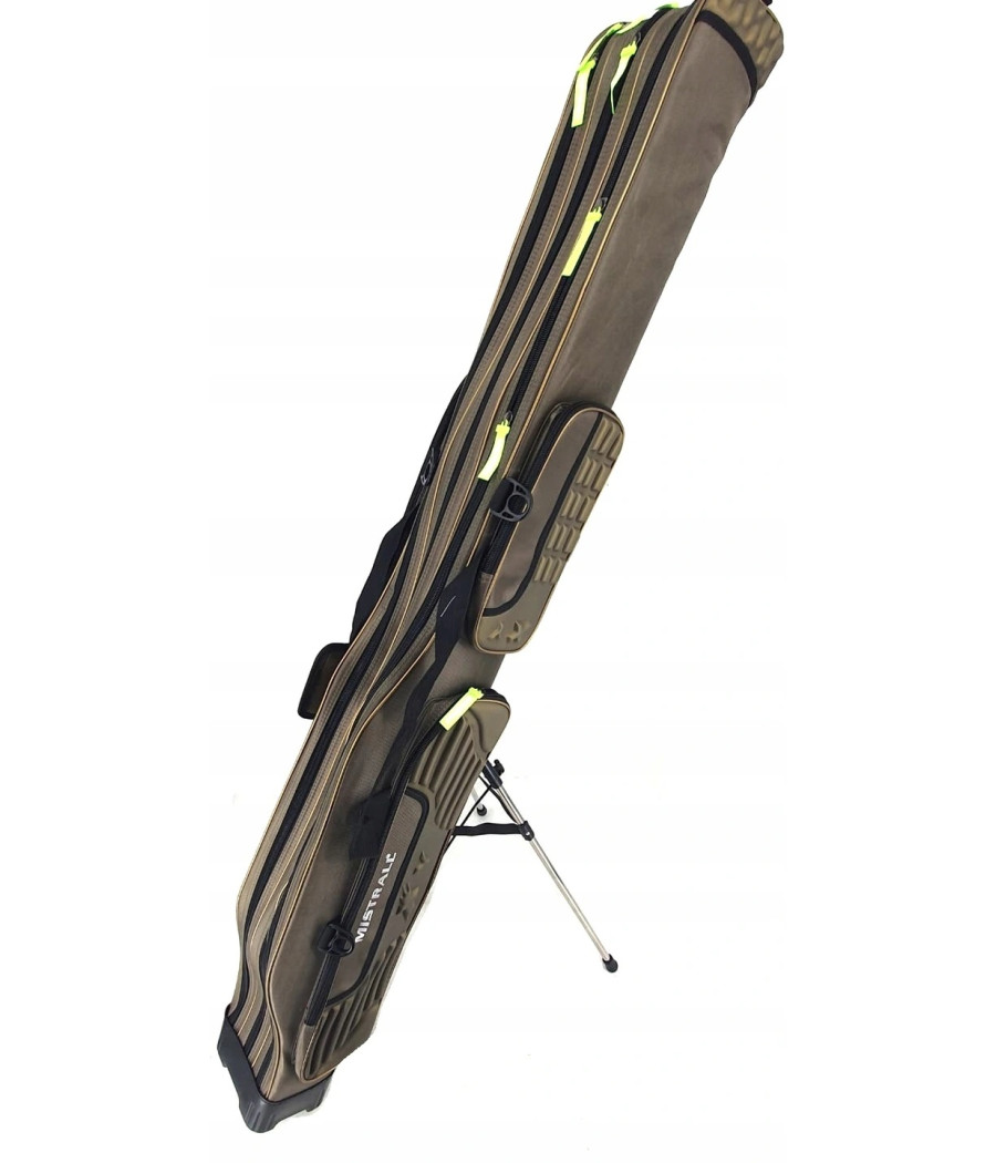 Pokrowiec na wędki Mistrall 3 kom. 160cm + stelaż