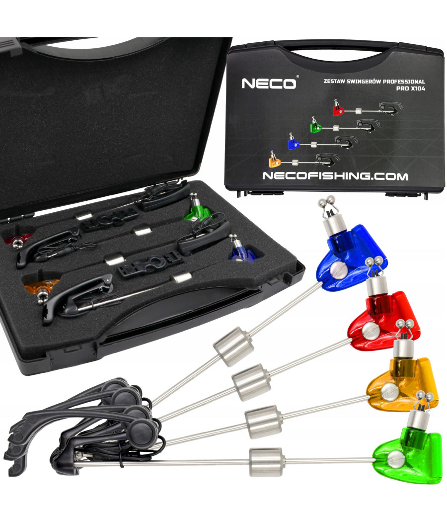 ZESTAW SWINGERÓW NECO CARP PRO X104