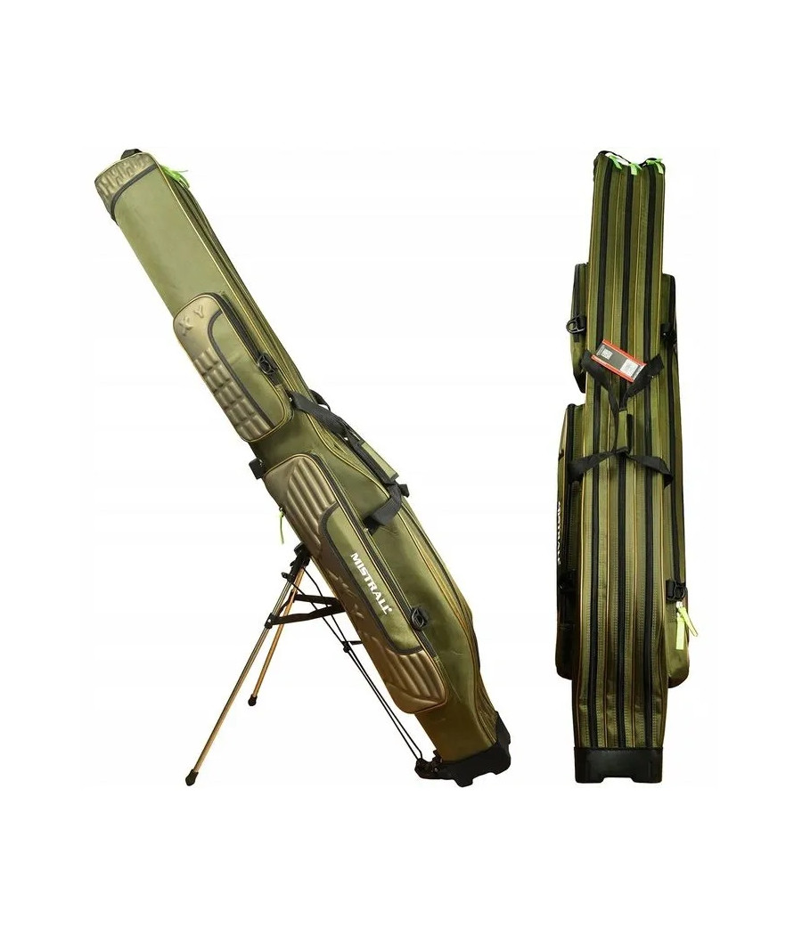 Pokrowiec na wędki Mistrall 3 kom. 160cm + stelaż