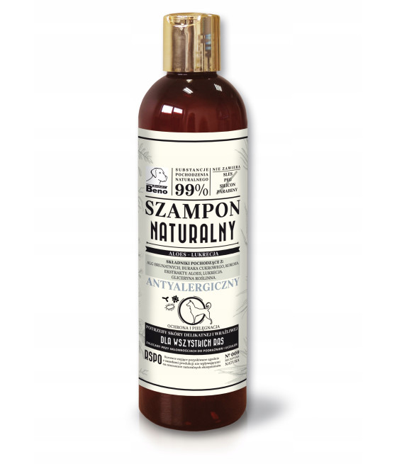 SUPER BENO Szampon Naturalny Antyalergiczny 300ml