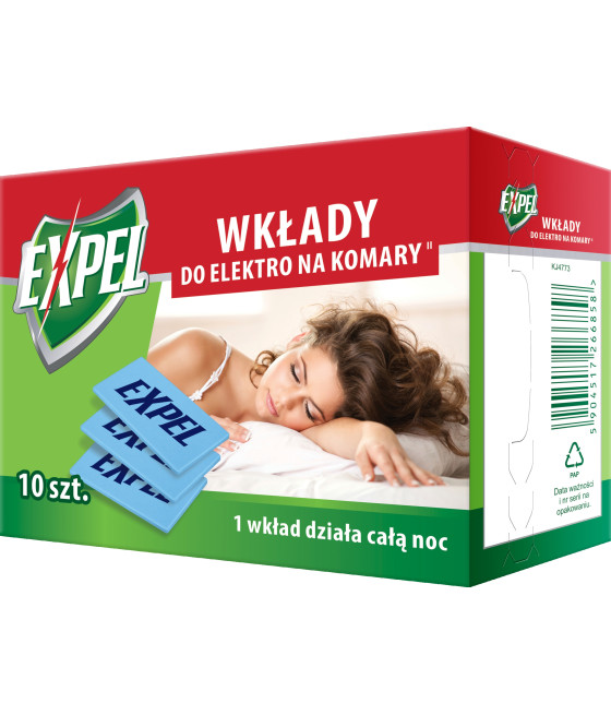 EXPEL - WKŁADY DO ELEKTRO NA KOMARY 10SZT