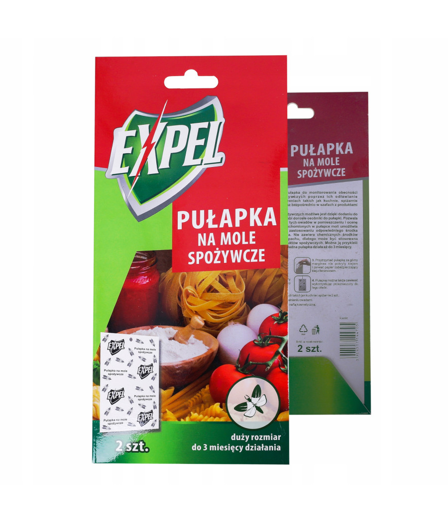 EXPEL Pułapka na mole spożywcze, kuchenne 2 SZT.