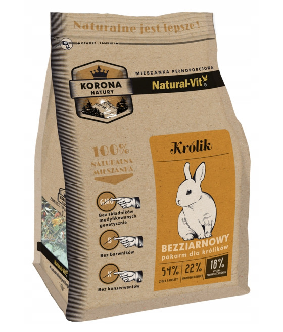Mieszanka dla królika Korona Natury 750g