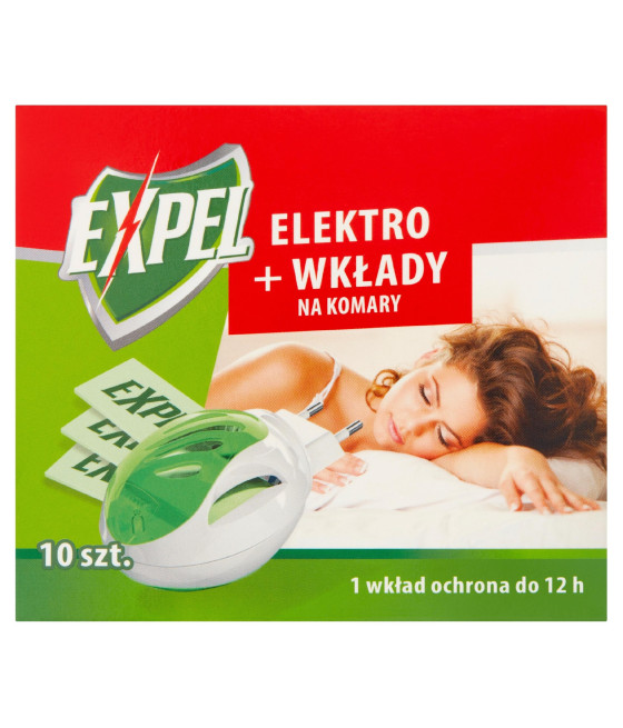 EXPEL Elektro + wkłady na komary 10szt