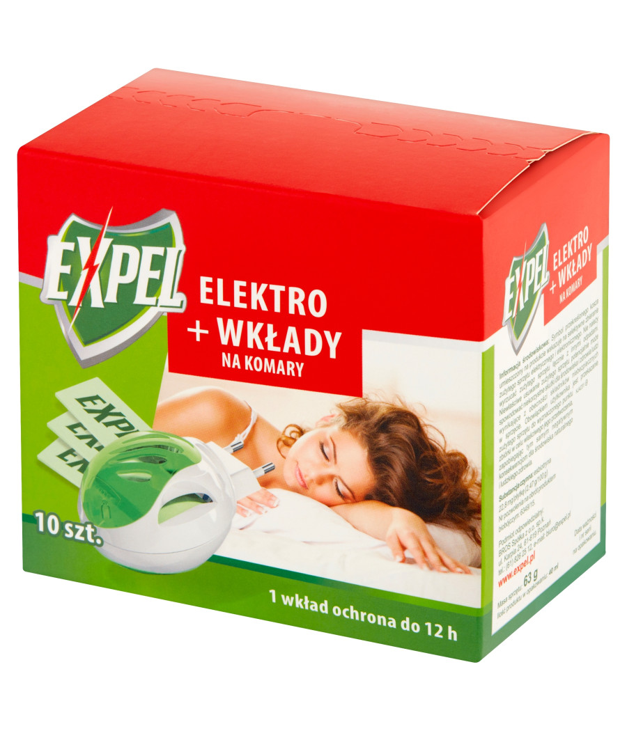 EXPEL Elektro + wkłady na komary 10szt