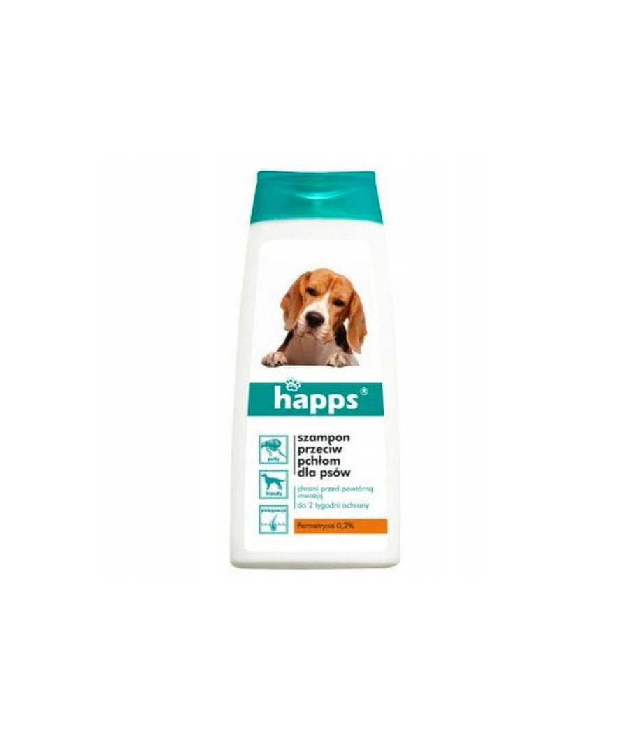 Krople na pasożyty Happs Żel zwalczający pchły 190 g 150 ml