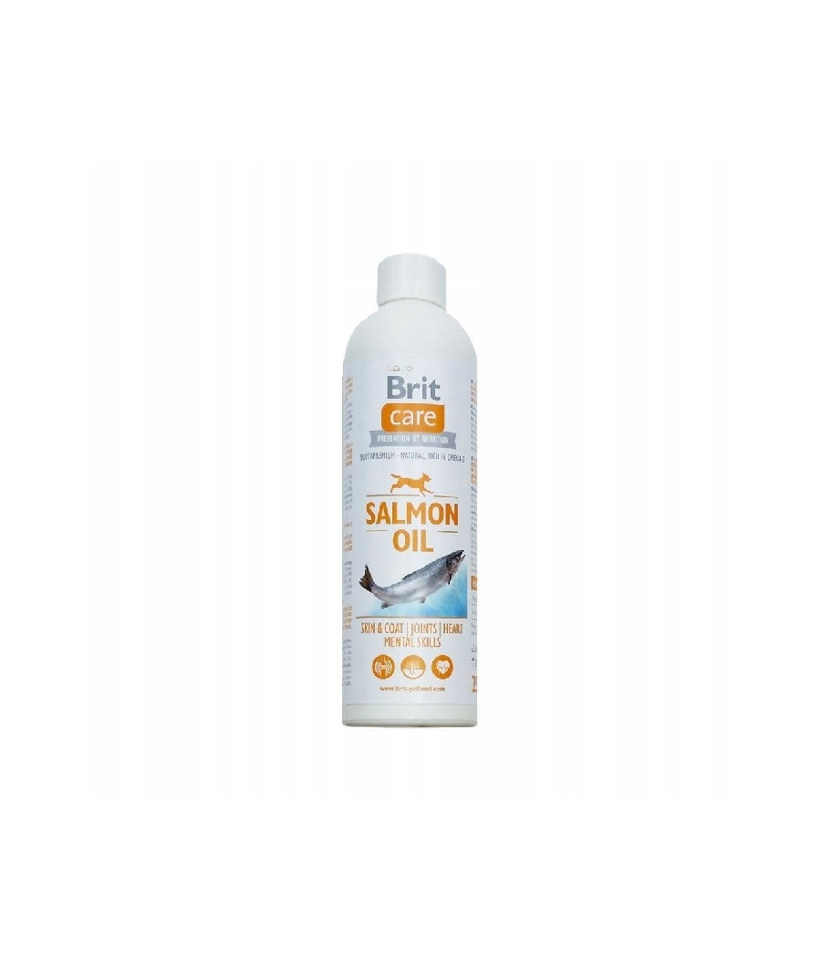 Brit Care Olej z Łososia 250ml - Skóra i Sierść | Pies Kot | Omega-3 Brit Care Olej z Łososia 250ml - Skóra i Sierść | Pies Kot | Omega-3