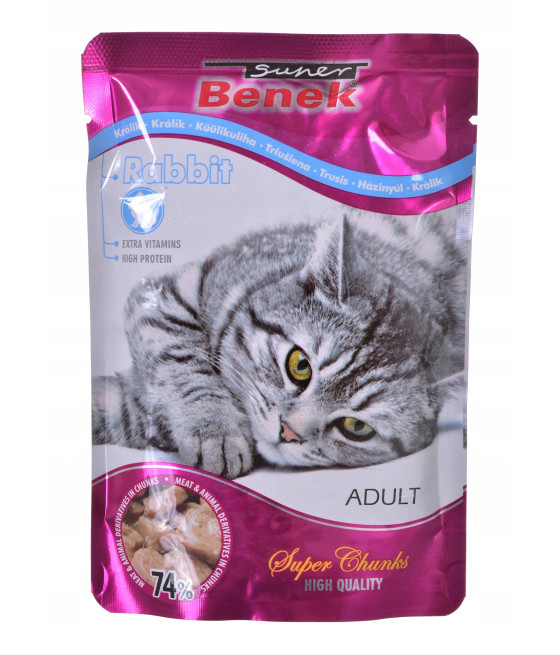 Super Benek karma mokra królik 0,1 kg