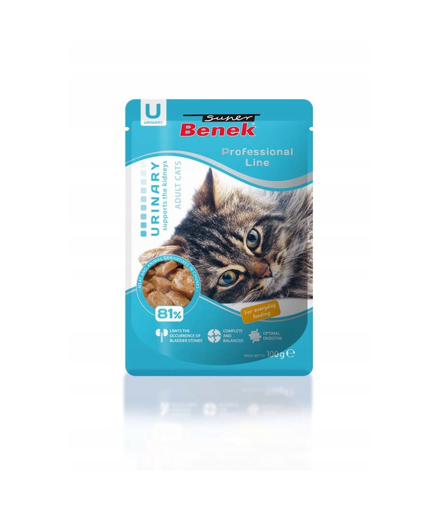 SUPER BENEK URINARY SASZETKA DLA KOTA MOKRA KARMA 100G