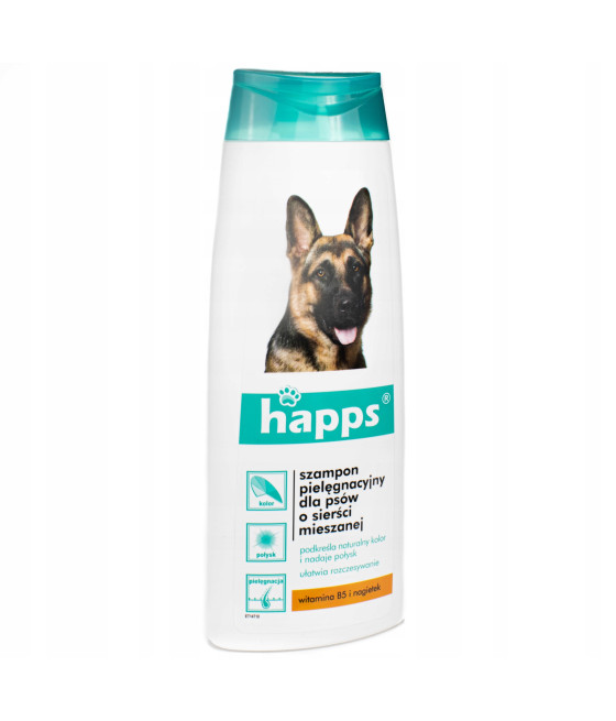 Szampon pielęgnacyjny dla psów o sierści mieszanej Happs 200ml