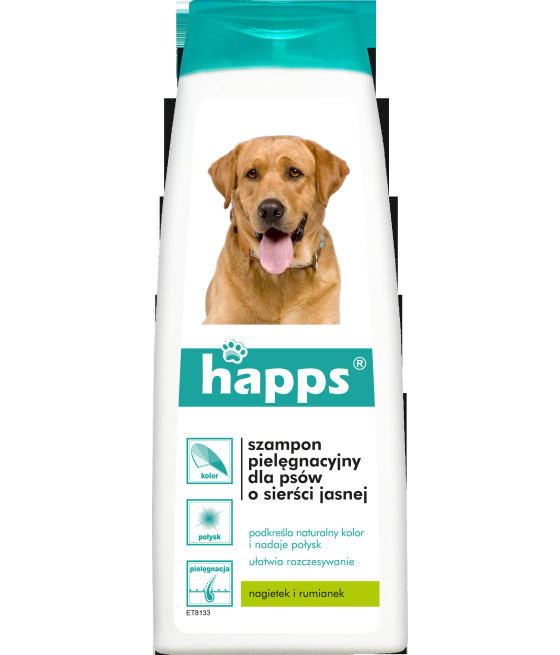 BROS HAPPS SZAMPON D/PSÓW JASNA SIERŚĆ 200ML