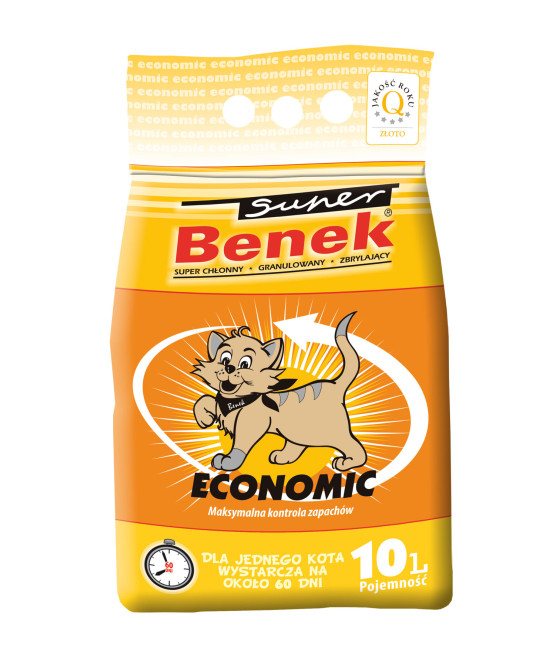 Super Benek Economic Żwirek dla Kota 10l.