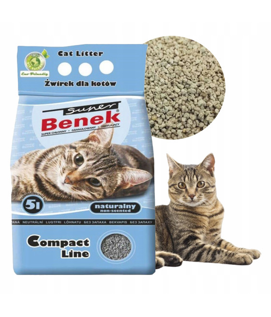 Super Benek żwirek bentonitowy 5 l