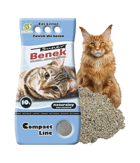 SUPER BENEK COMPACT 10L Żwirek bentonitowy