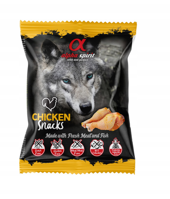 Przysmak w kostkach dla psa Alpha Spirit kurczak 50 g