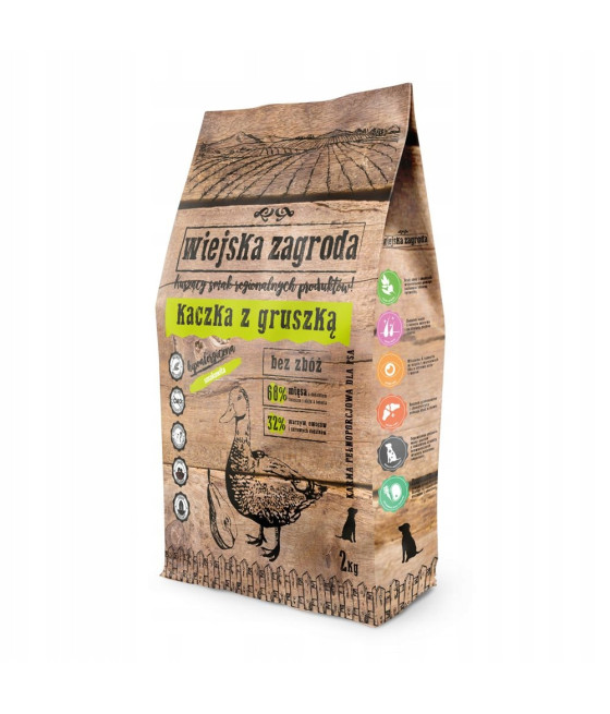 WIEJSKA ZAGRODA KACZKA Z GRUSZKĄ 2KG +