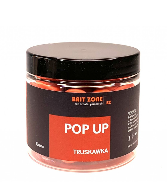 BAIT ZONE POP-UP TRUSKAWKA 16 MM opakowanie 200 ML