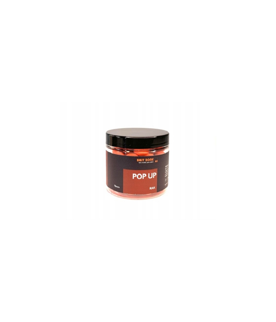 Bait Zone -Pop Up Rak 12mm 200ml - kulki pływające Bait Zone -Pop Up Rak 12mm 200ml - kulki pływające