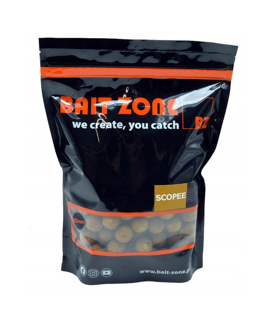 BAIT ZONE KULKI ZANĘTOWE SCOPEE 20 MM 1KG BAIT ZONE KULKI ZANĘTOWE SCOPEE 20 MM 1KG