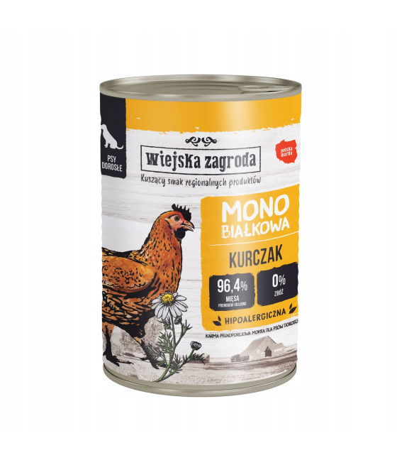 Wiejska Zagroda Kurczak monobiałkowa 400 g