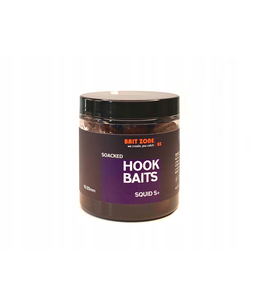 BAIT ZONE KULKI PRZYNETOWE SQUD S+opakowanie 250ML
