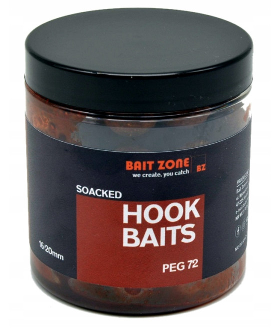 BAIT ZONE KULKI PRZYNETOWE PEG 72 opakowanie 250ML
