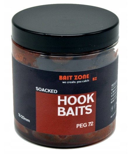 BAIT ZONE KULKI PRZYNETOWE PEG 72 opakowanie 250ML