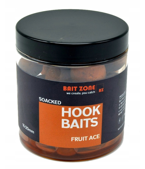 Kulki przynętowe haczykowe HOOK BAITS FRUIT ACE BAIT-ZONE 16-20mm 250ml