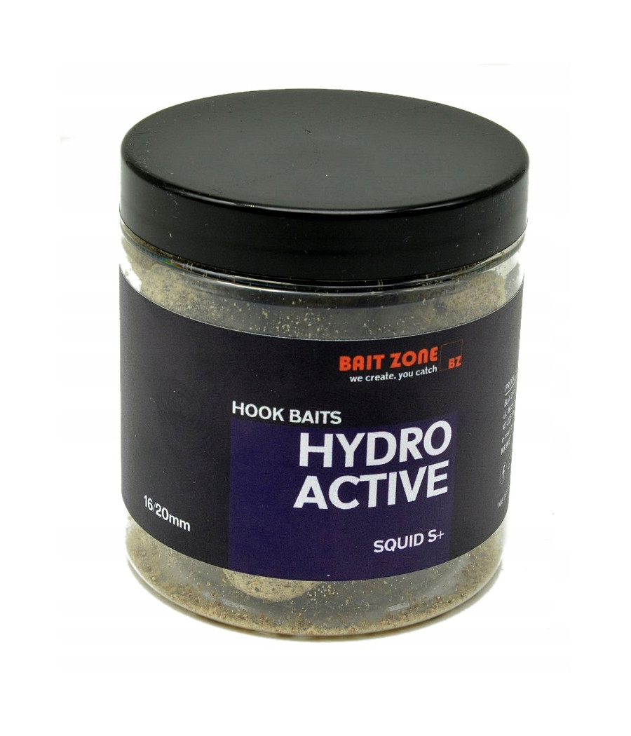 BAIT ZONE HYDRO-ACTIVE HOOK BAITS SQUID S+ 250 ML