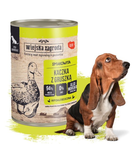 Wiejska Zagroda Kaczka z gruszką 400 gr