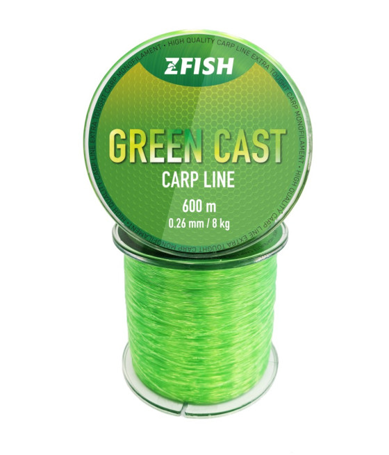 ŻYŁKA KARPIOWA ZFISH GREEN CAST CARP LINE 600m / 0,28mm
