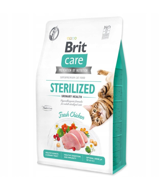 BRIT CARE CAT GRAIN FREE STERILIZED URINARY 2KG