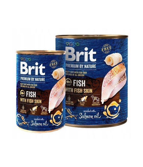 Brit Premium By Nature Fish & Fish Skin 800g