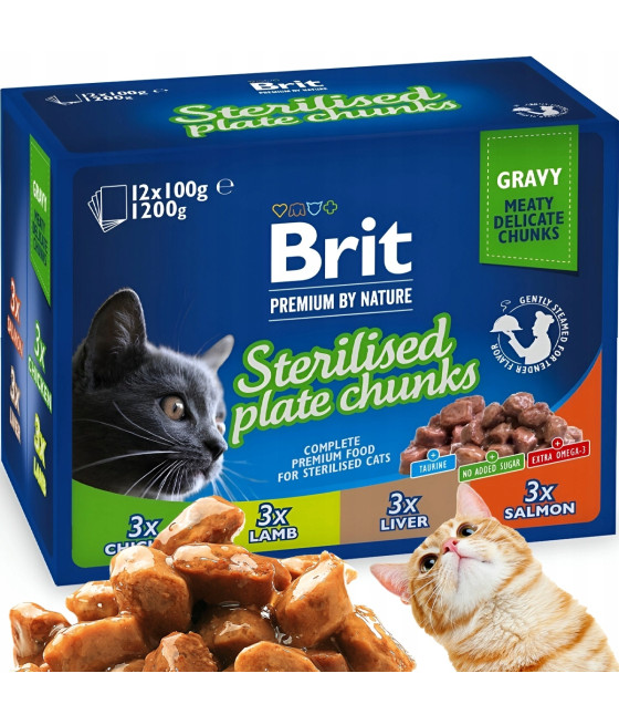 BRIT PREMIUM KOT STERILIZED PLATE 12x100