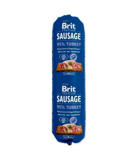 Karma Dla Psa Brit Sausage Indyk 800g
